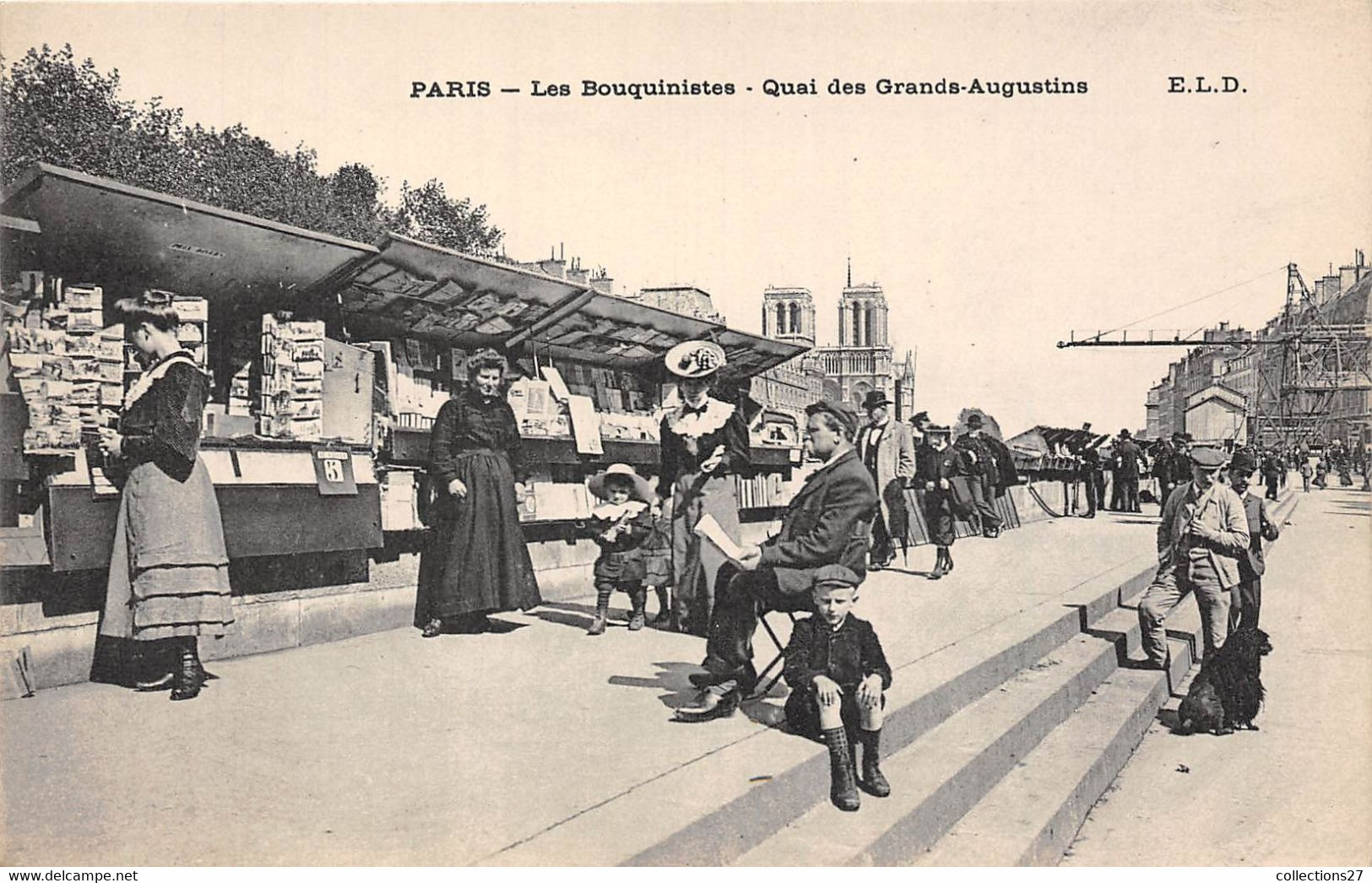 PARIS-75006-LES BOUQUINISTES QUAI DES GRANDS AUGUSTINS - Paris (06)