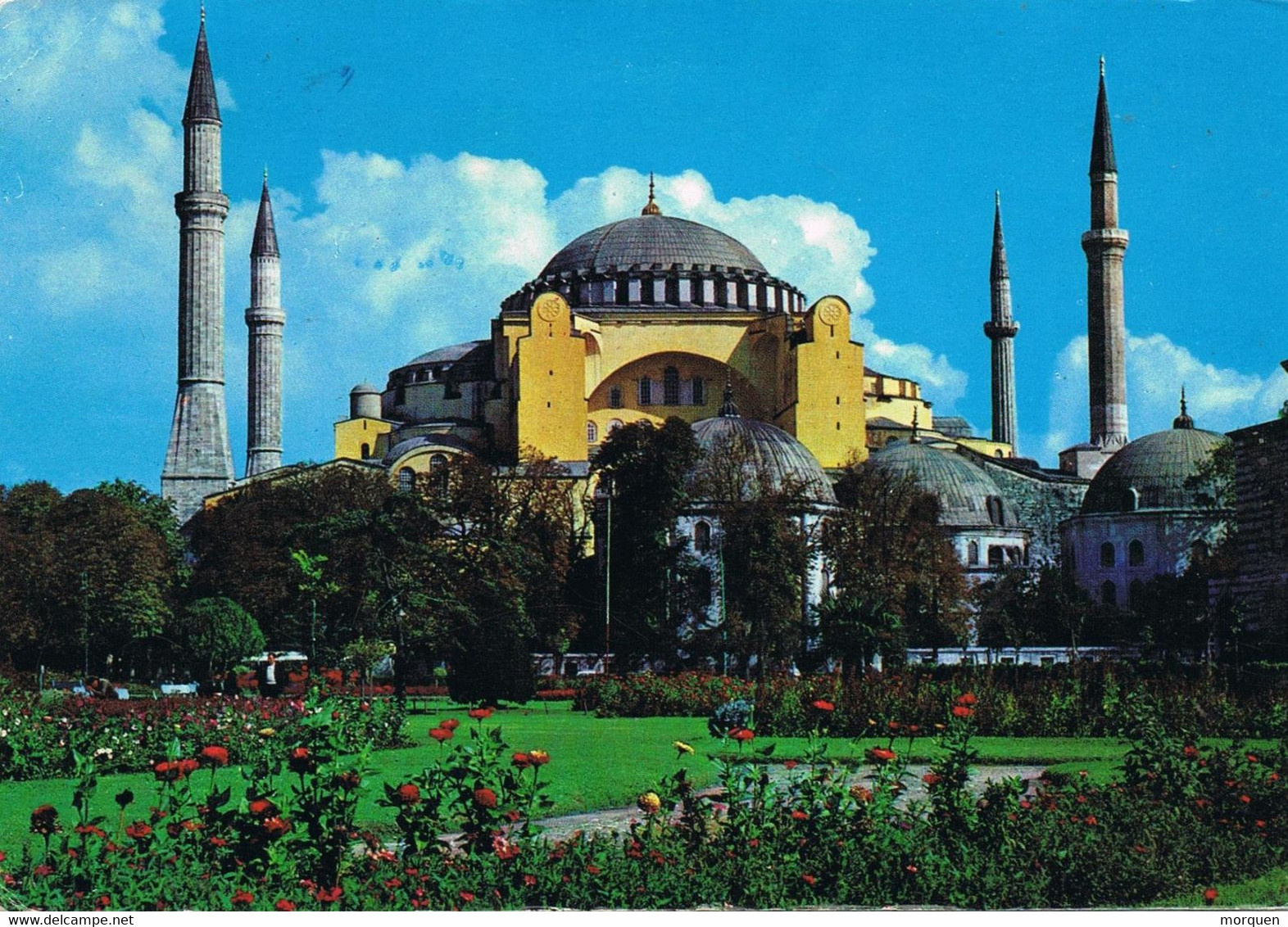 47297. Postal  BAKIRKOY (Turquia) 1974 A Francia, Museo Santa Sofia De Istambul - Brieven En Documenten