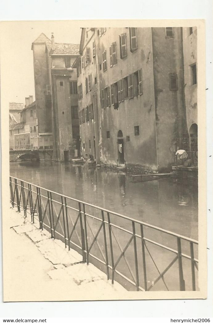 74 Haute Savoie Annecy 1937 Lavoir Femme Laveuse Linge Carte Photo Originale 11,6 X8,4 Cm - Annecy