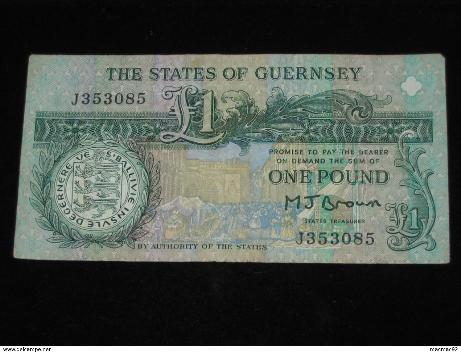 GUERNSEY - 1 One Pound 1980-1989 - The States Of Guernsey  **** EN  ACHAT IMMEDIAT  **** - Guernsey