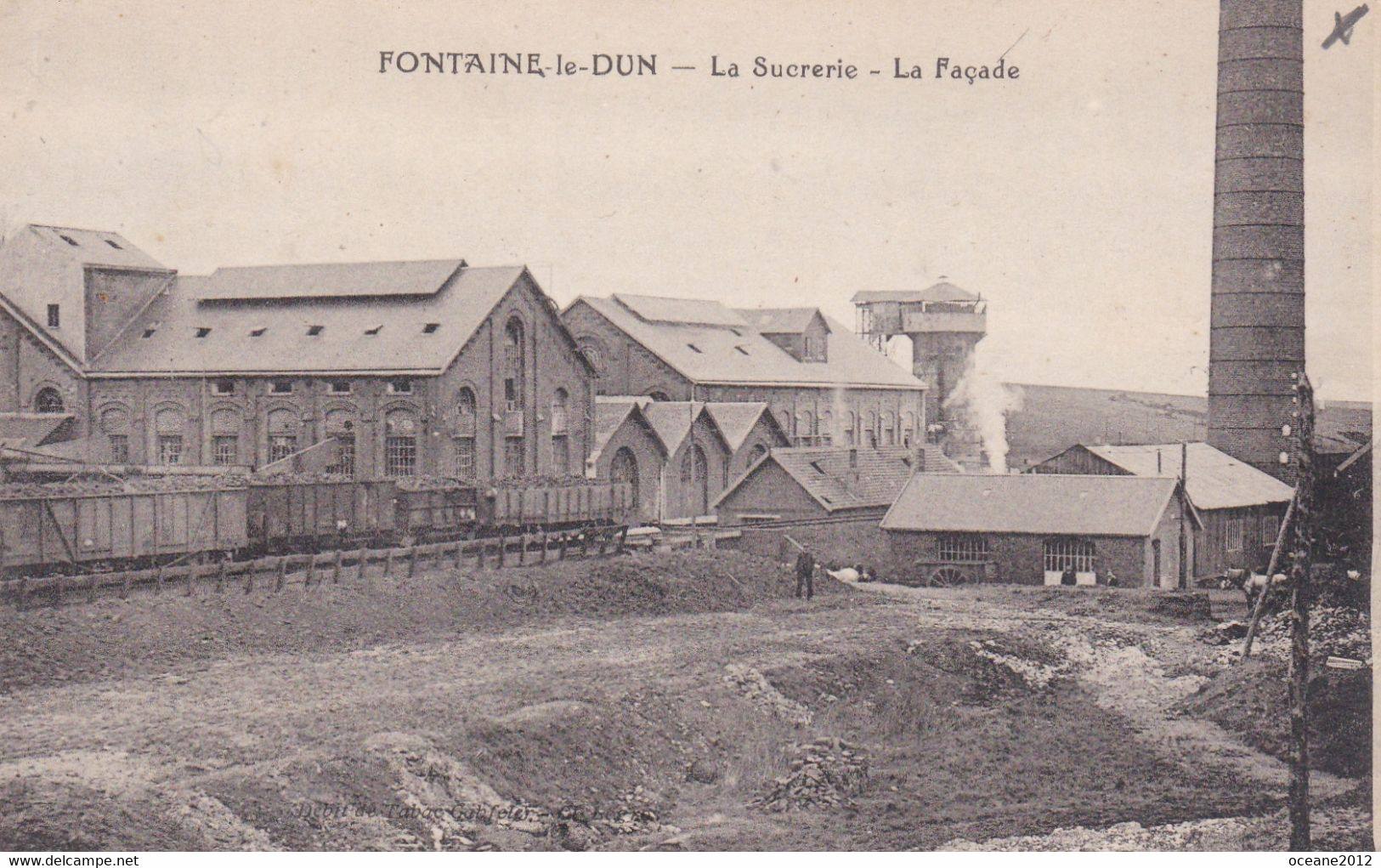 76 Fontaine Le Dun. La Sucrerie. La Façade - Fontaine Le Dun