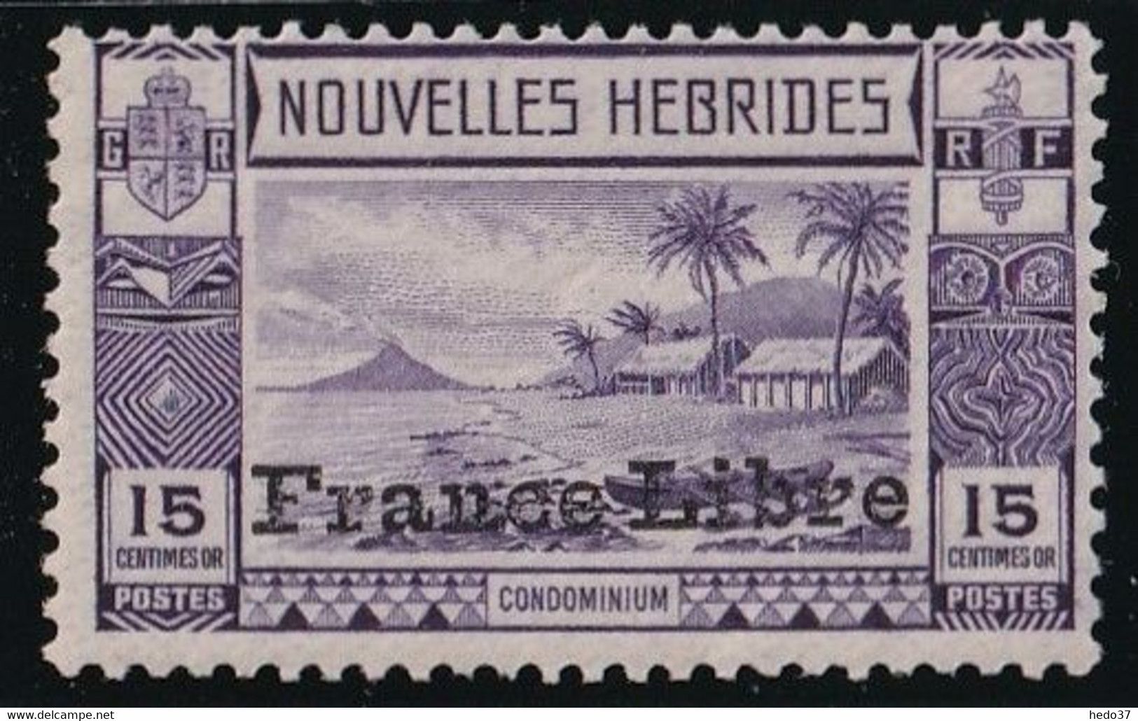 Nouvelles Hébrides N°126 - Neuf ** Sans Charnière - TB - Nuevos