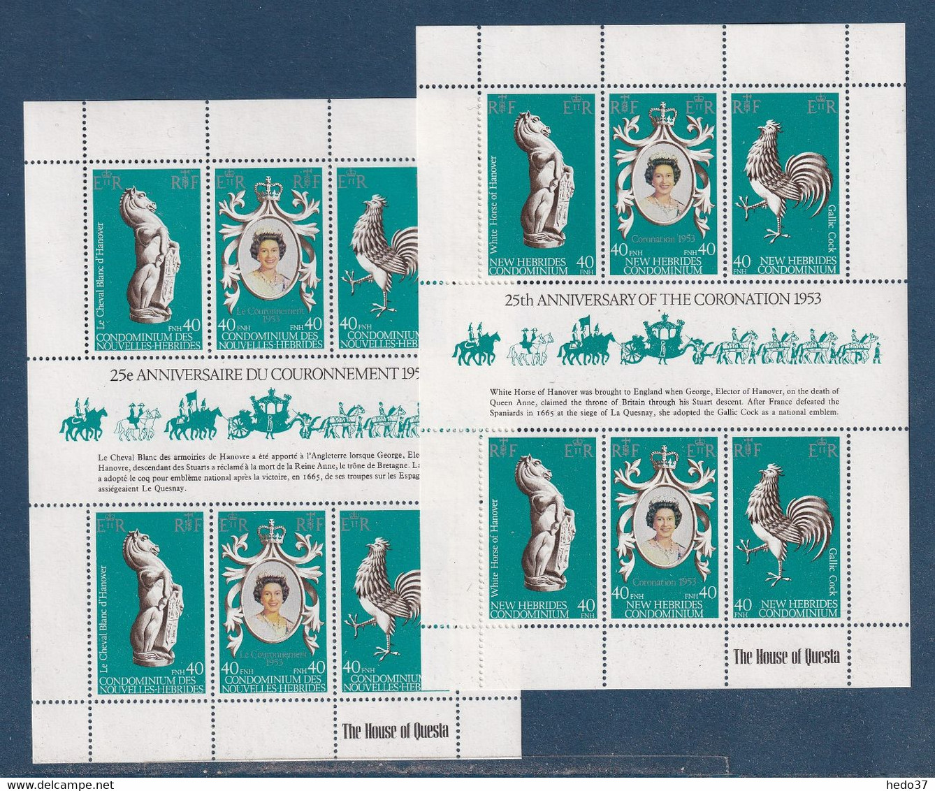 Nouvelles Hébrides BF N°1/1A - Neuf ** Sans Charnière - TB - Blocks & Sheetlets