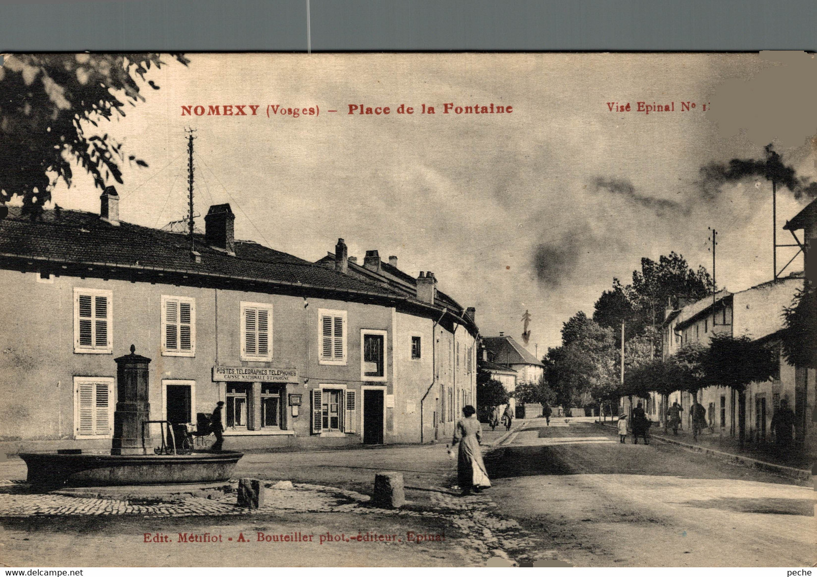 N°97769 -cpa Nomexy -place De La Fontaine- - Nomexy