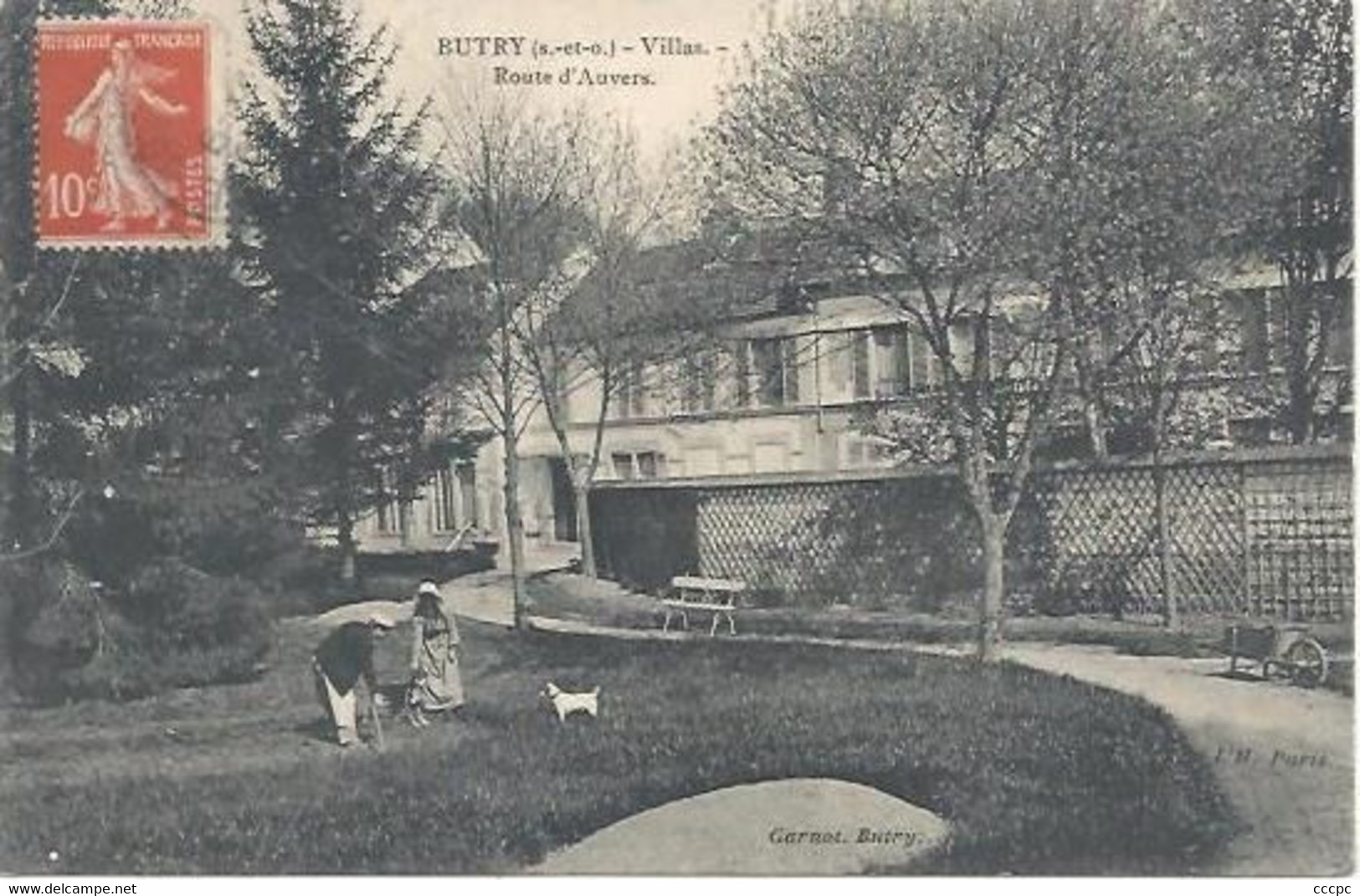 CPA Butry Villas Route D'Auvers - Butry