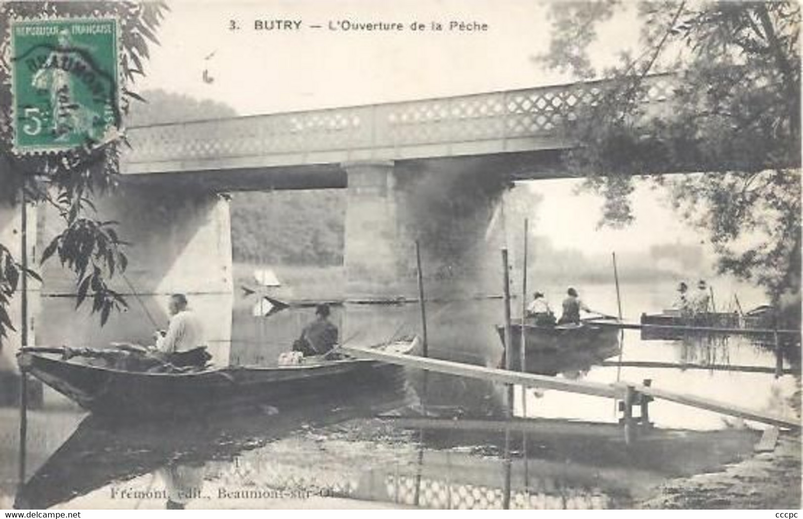 CPA Butry L'Ouverture De La Pêche - Butry