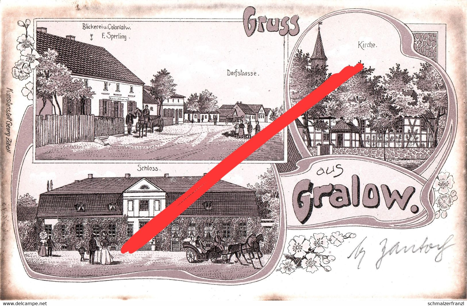 Litho AK Gralow Gralewo A Zantoch Santok Jahnsfelde Janczewo Landsberg Warthe Gorzow Wielkopolski Friedeberg Neumark - Neumark