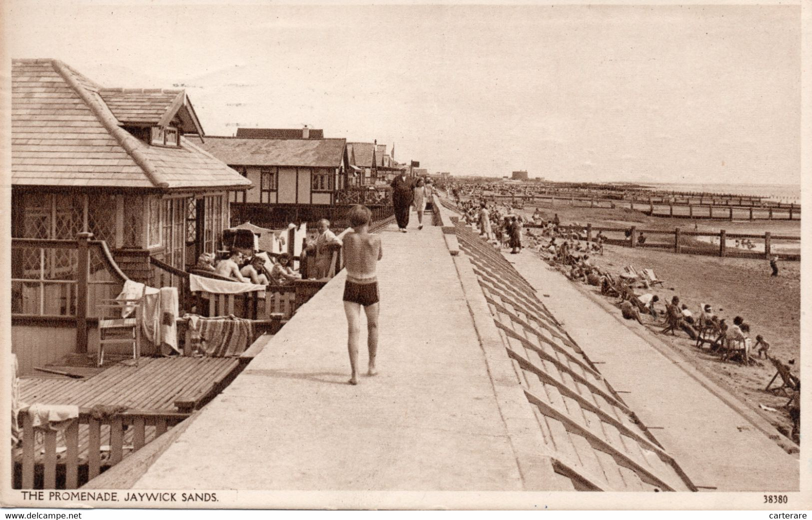 ROYAUME UNI,UNITED KINGDOM,angleterre,england,ESSEX,JAYWICK SANDS,1951,TENDRING,NEAR CLACTON ON SEA,MER DU NORD,RARE - Sonstige & Ohne Zuordnung