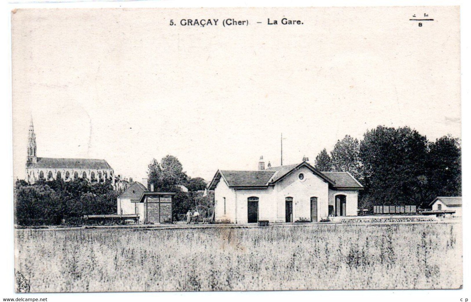 Graçay - La Gare   - CPA°Rn - Graçay