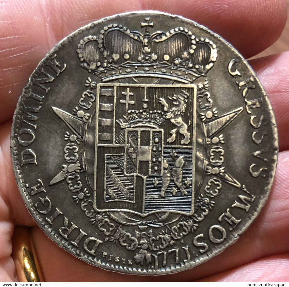 Firenze Pietro Leopoldo 1765 1790 Francescone 1771  Mir 378/1 Bb Pulita E.272 - Toskana