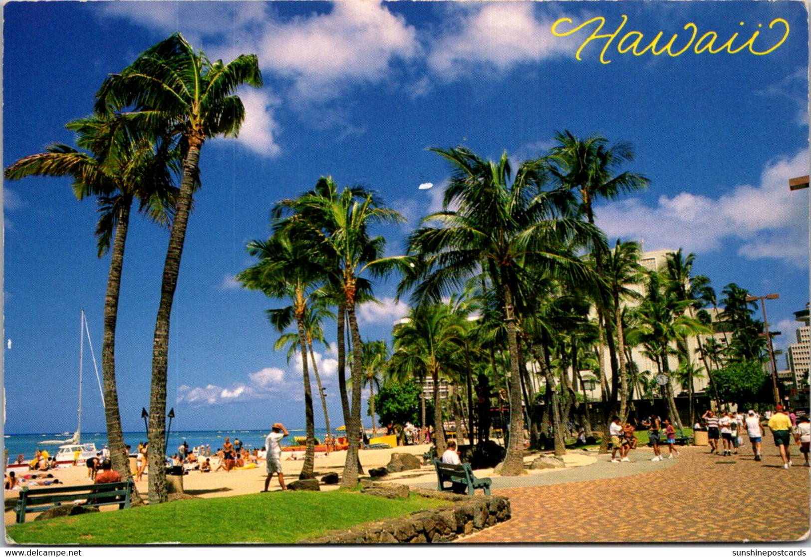 Hawaii Honolulu Aloha From Waikiki Beach 1996 - Honolulu