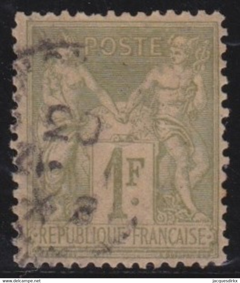 France   .    Y&T   .    82    .     O      .   Oblitéré - 1876-1898 Sage (Type II)