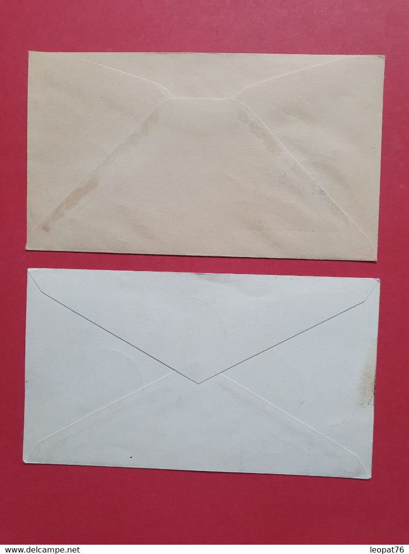 2 Enveloppes FDC En 1954 - Foire De Paris - N 27 - 1950-1959