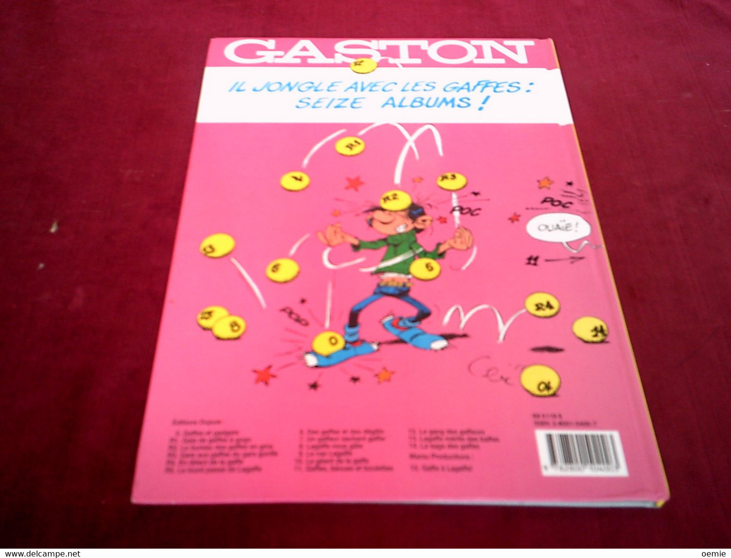 GASTON  LE GANG  DES GAFFEURS    1974 - Gaston