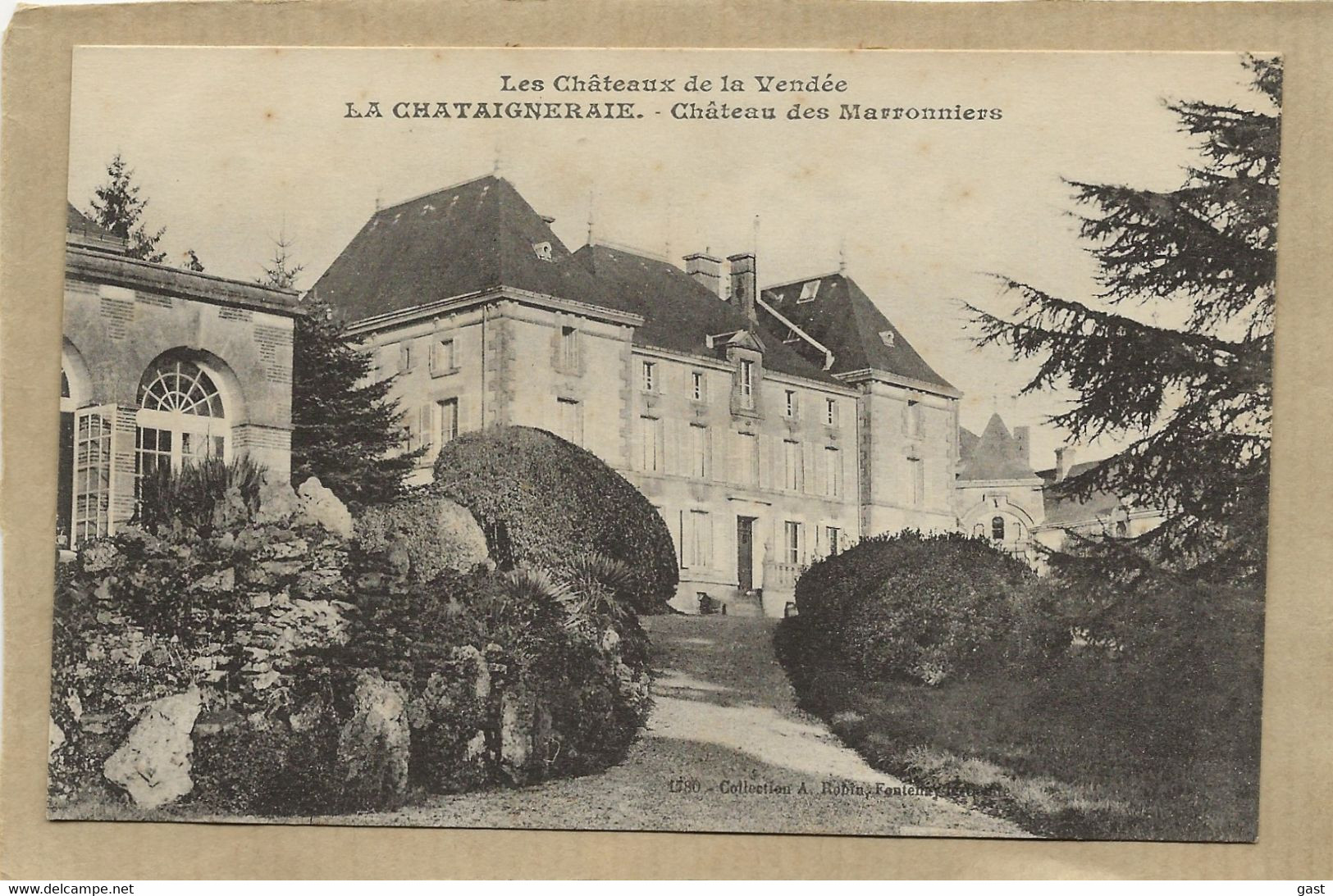 85   LA  CHATAIGNERAIE   CHATEAU  DES  MARRONNIERS - La Chataigneraie