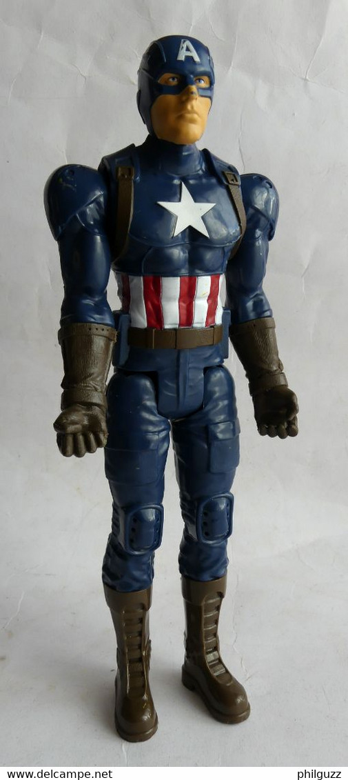 FIGURINE HASBRO MARVEL CAPTAIN AMERICA  30 Cm 12 Pouce 2016 - Otros & Sin Clasificación