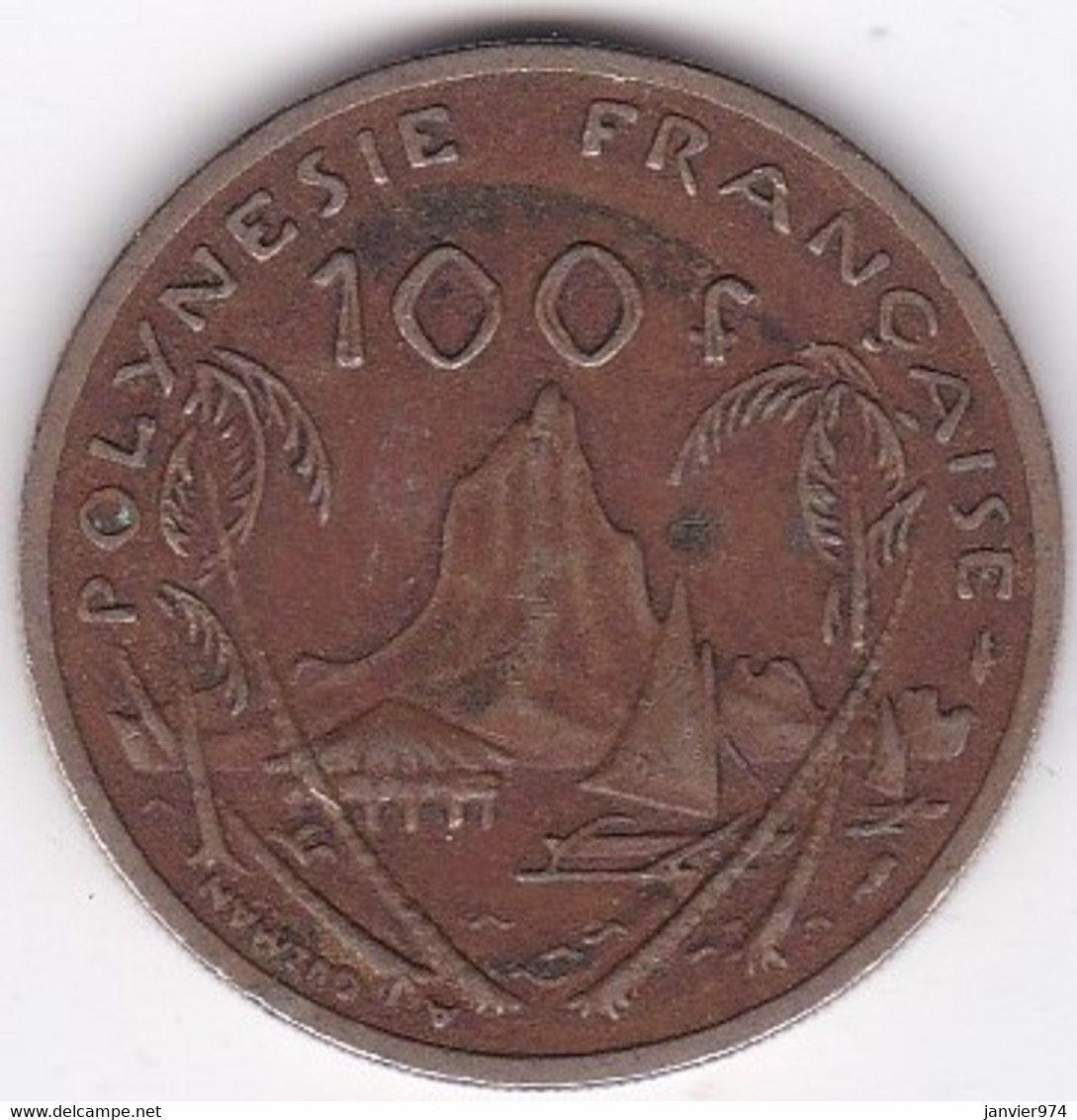 Polynésie Française . 100 Francs 1982, Cupro-nickel-aluminium - Polynésie Française