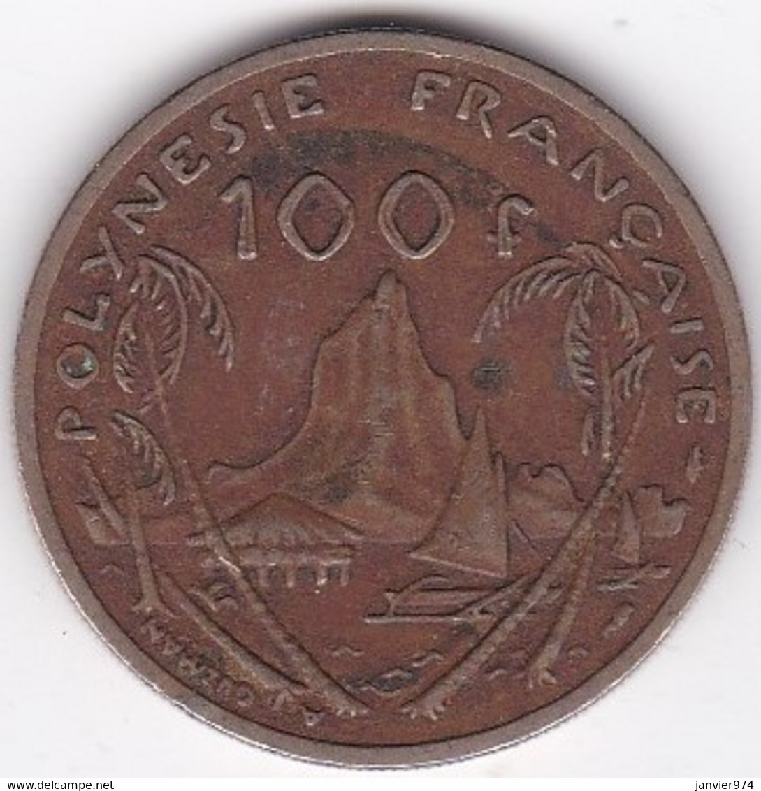 Polynésie Française . 100 Francs 1982, Cupro-nickel-aluminium - French Polynesia