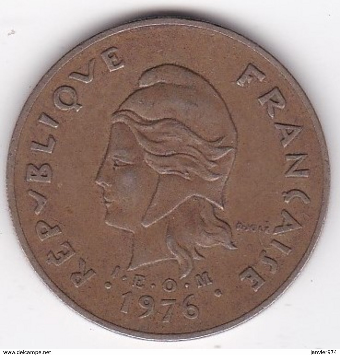 Polynésie Française . 100 Francs 1976, Cupro-nickel-aluminium - French Polynesia