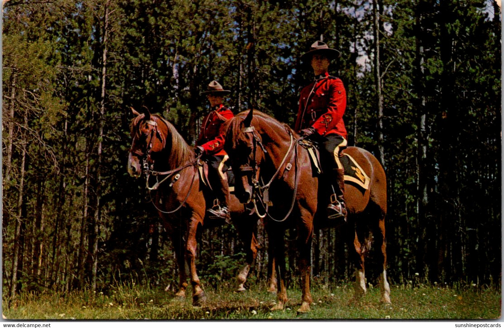 Canada Two Members Of The Royal Canadian Mounted Police - Cartes Modernes