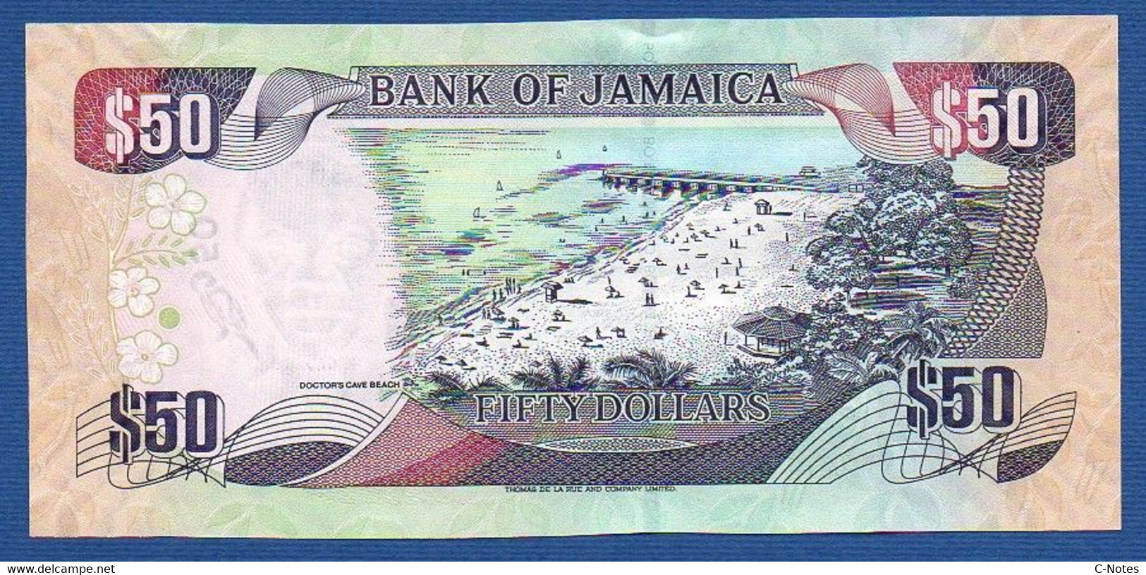 JAMAICA - P.83c – 50 Dollars 2008 UNC Serie NB 936778 - Jamaica