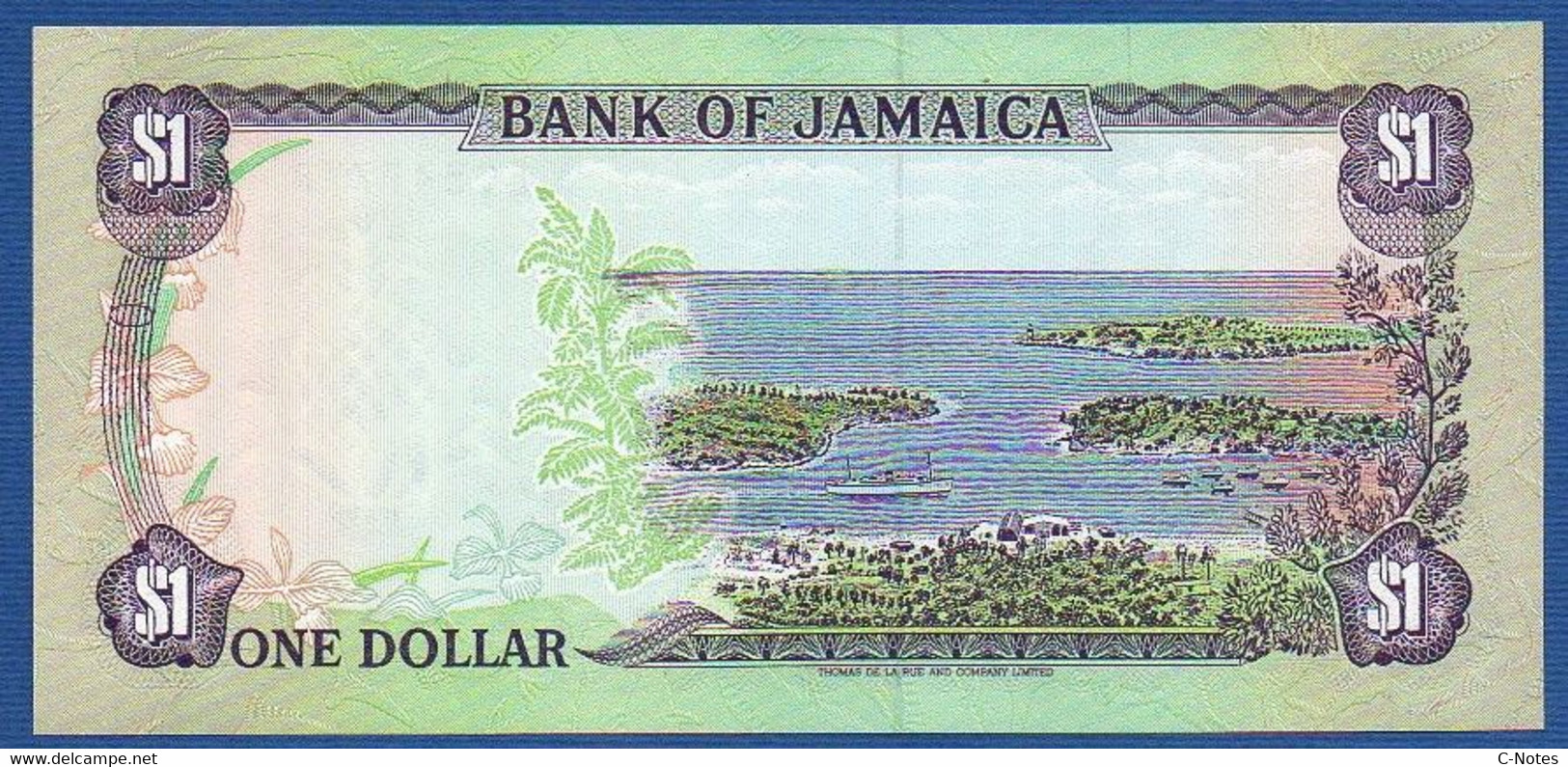 JAMAICA - P.68Ad – 1 Dollar 1990 UNC Serie EC 547778 - Jamaica