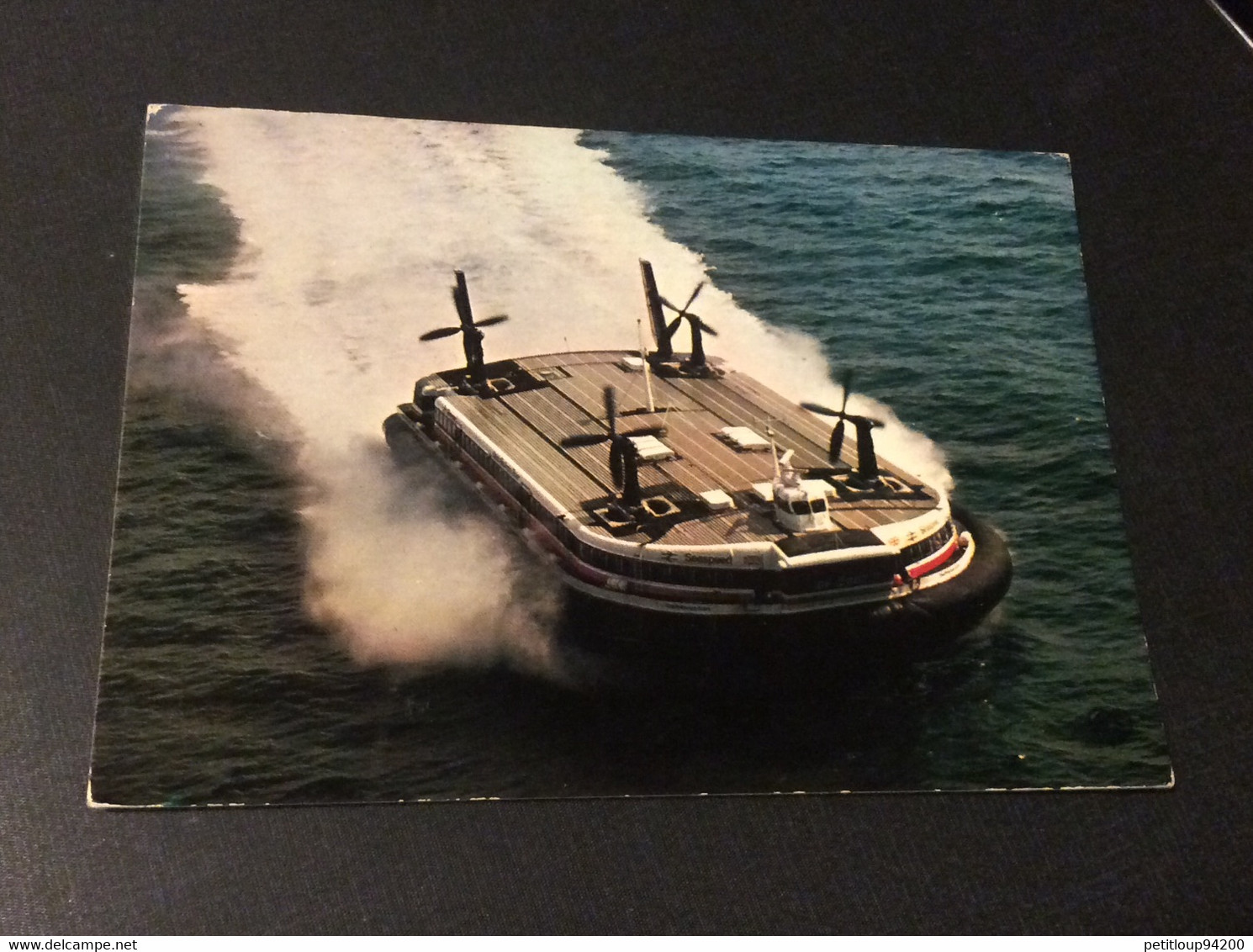 79- CP  AÉROGLISSEUR-HYDROGLISSEUR-HOVERCRAFT  *MARK Lll  Douvres-Boulogne  Douvres-Calais - Aerodeslizadores