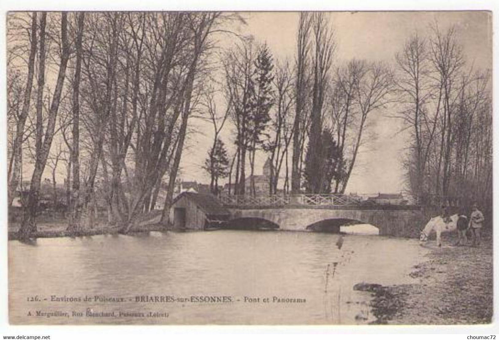 (45) 030, Briarres Sur Essonnes, Marguillier 126, Environs De Puiseaux, Pont Et Panorama, Lavoir - Briare