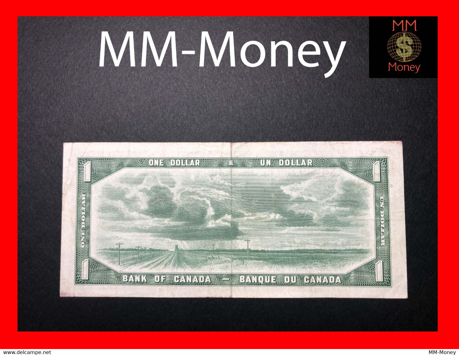 CANADA  1 $  1954  P. 74  "sig. Beattie - Rasminsky"     VF    [MM-Money] - Canada