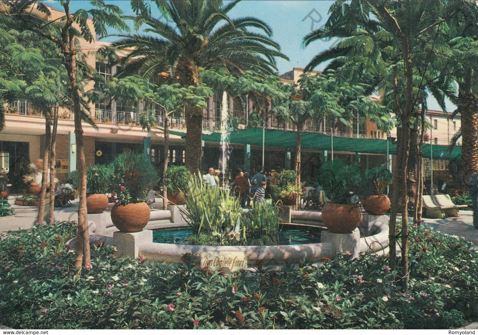 CARTOLINA  CASTELLAMMARE DI STABIA,CAMPANIA,TERME STABIANE-PARCO,STORIA,MEMORIA,CULTURA,BELLA ITALIA,VIAGGIATA 1964 - Castellammare Di Stabia