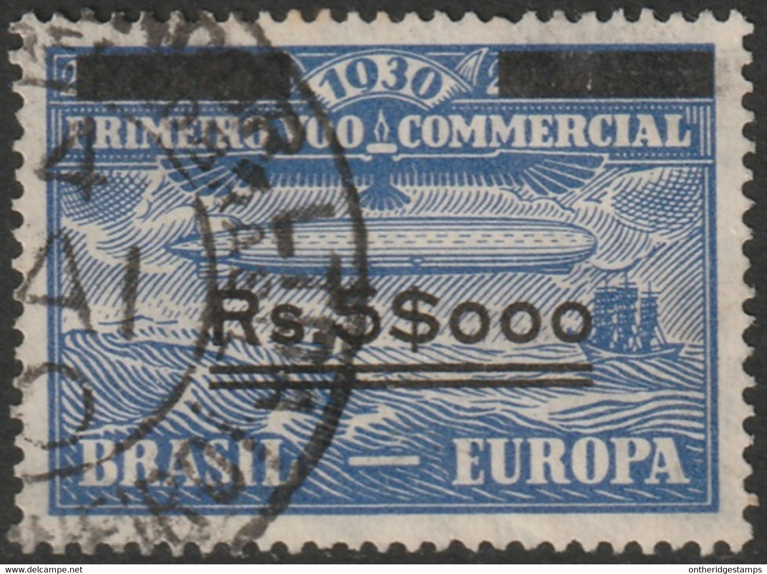 Brazil 1930 Sc 4CL4  Air Post Semi-official Used - Airmail (Private Companies)