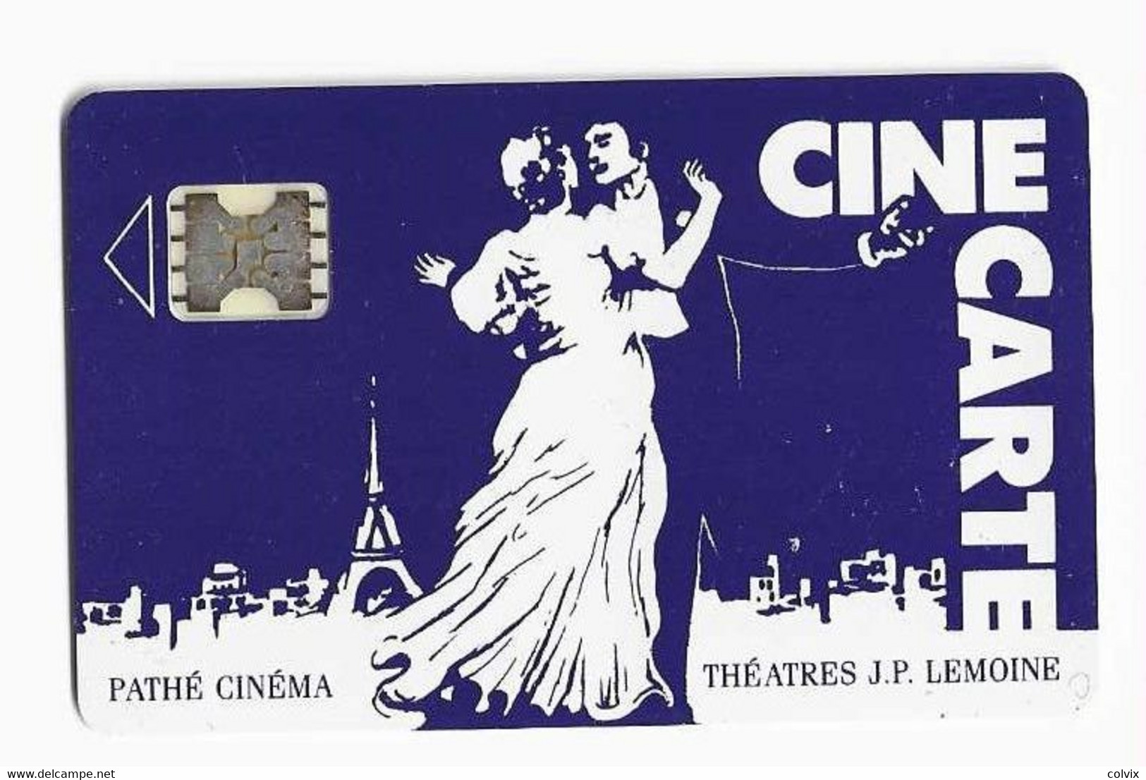 FRANCE CINECARTE PATHE CINEMA DANSE TOUR EIFFEL - Bioscoopkaarten