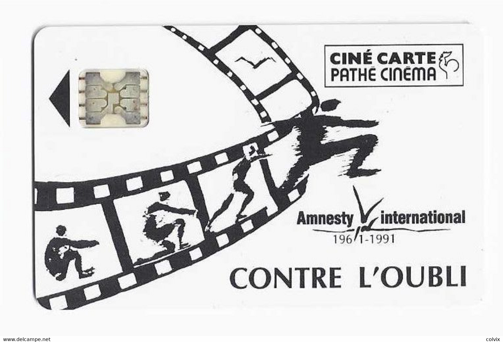 FRANCE CINECARTE PATHE CINEMA AMNESTY INTERNATIONAL - Cinécartes