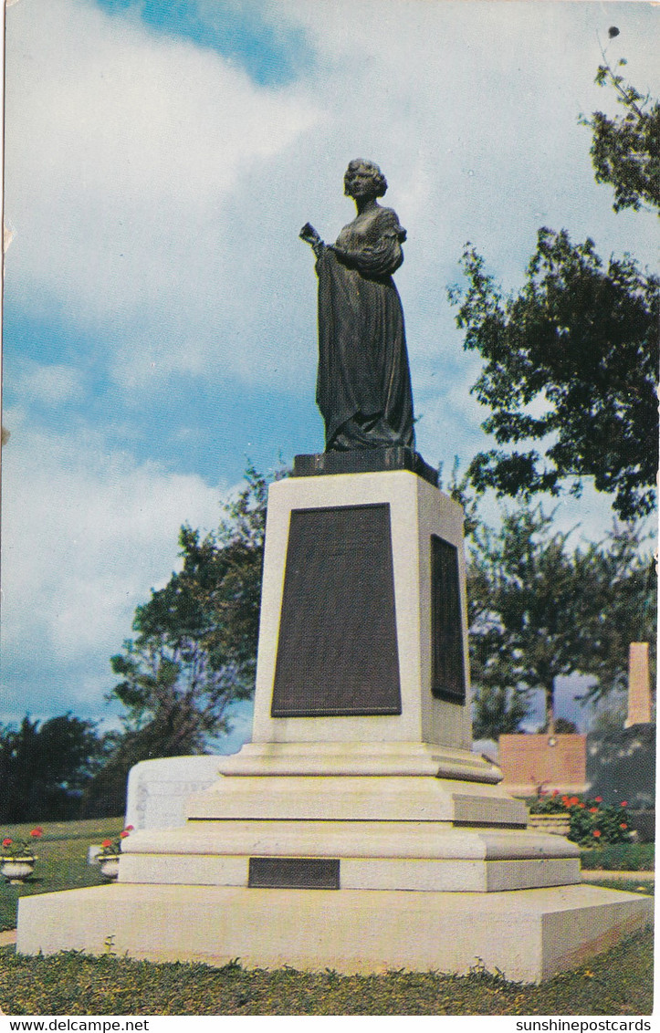 Texas Austin Joanna Troutman Monument In The State Cemetery - Austin