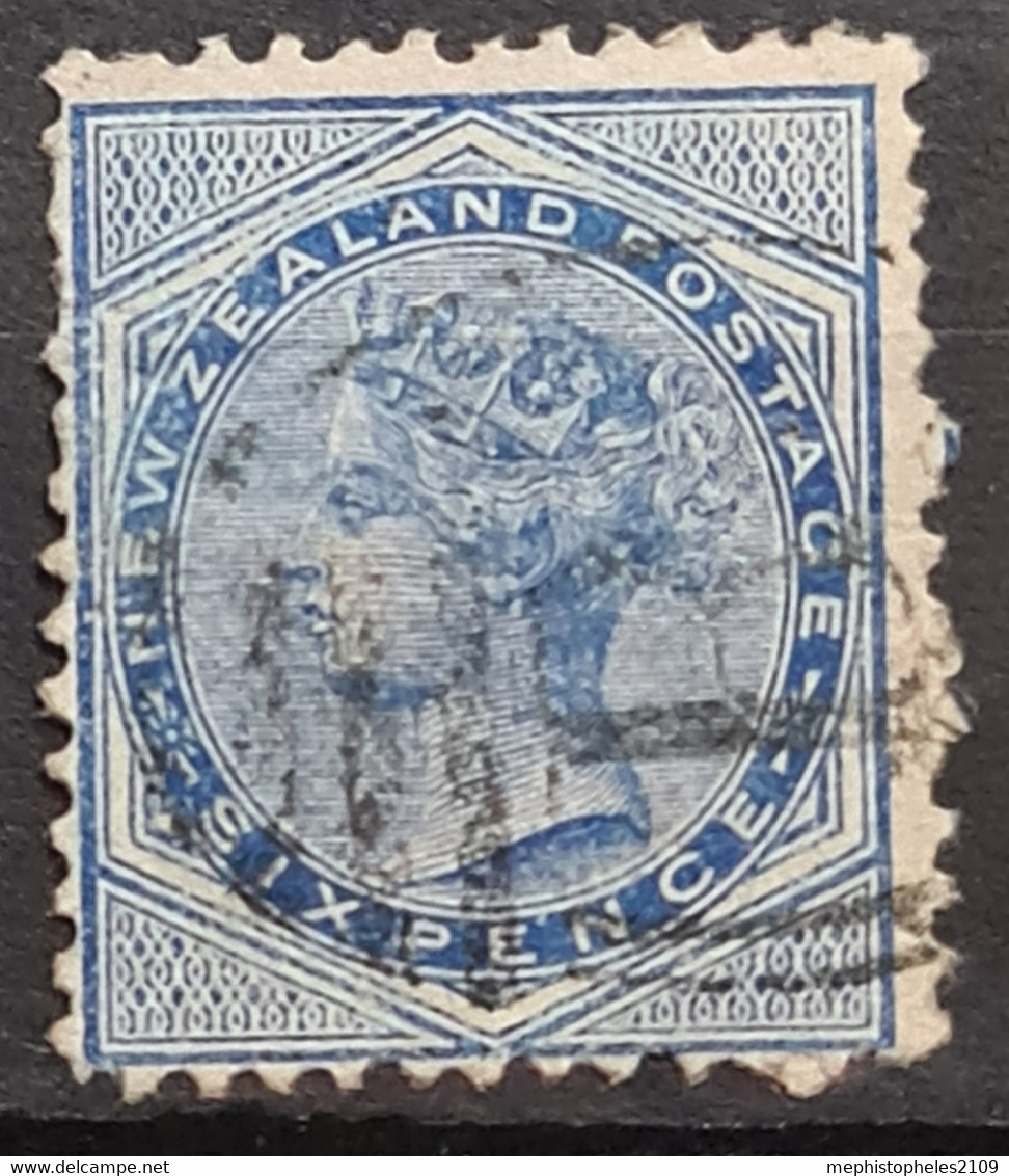 NEW ZEALAND 1874 - Canceled - Sc# 55 - Used Stamps