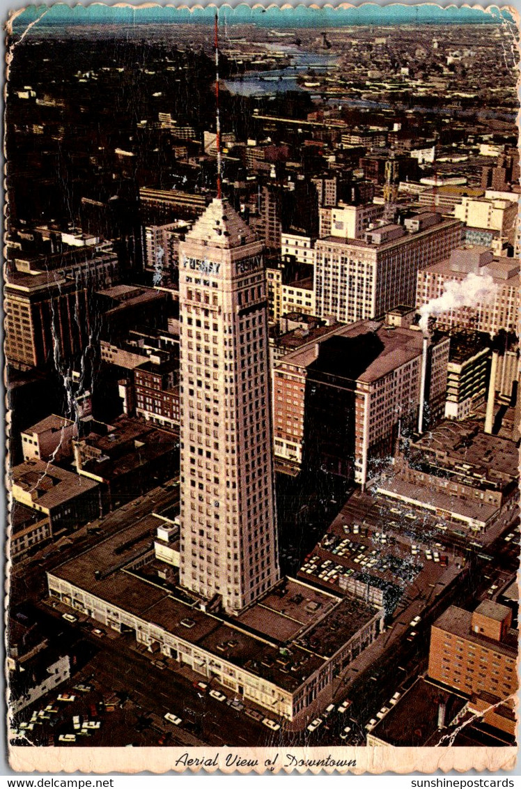 Minnesota Minneapolis Aerial View Of Downtown 1972 - Minneapolis