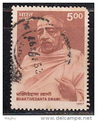 India Used 1997,  Bhaktivedanta Swami, Philosopher, Social Reformer (sample Image) - Oblitérés