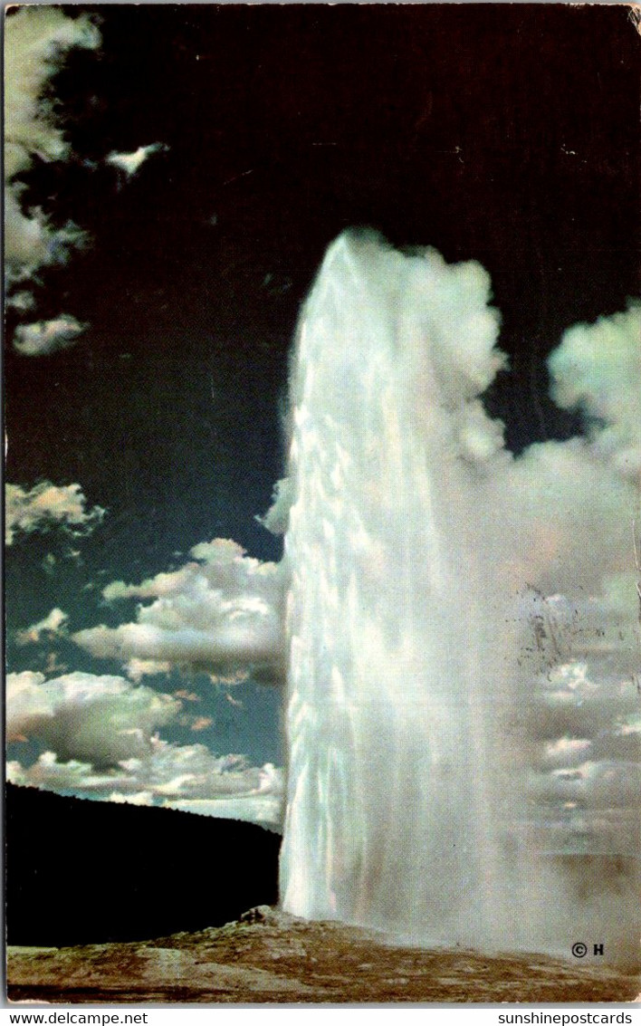 Yellowstone National Park Old Faithful Geyser 1959 - USA Nationale Parken