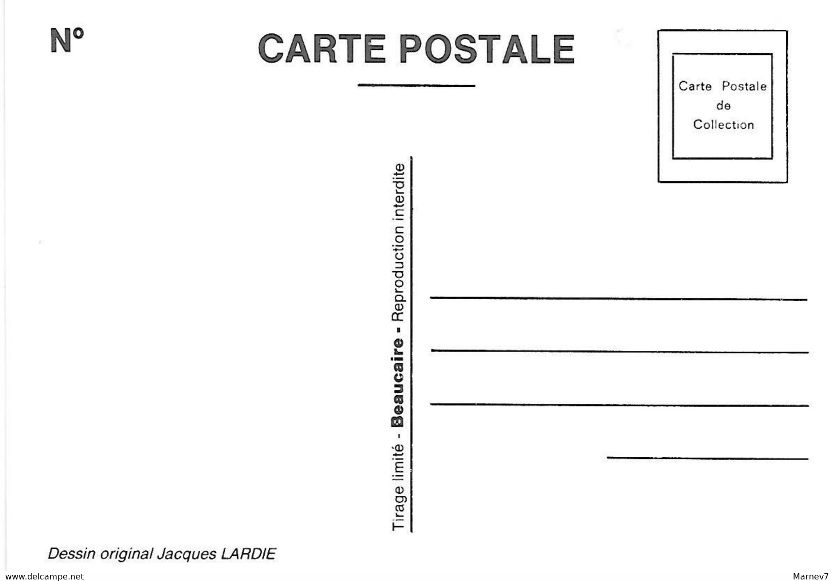 Illustrateur LARDIE - La Franc Maçonnerie Reconnaissante - Au Frère Sans Tablier - Pierre BAYLE Libre Penseur - Numéroté - Lardie