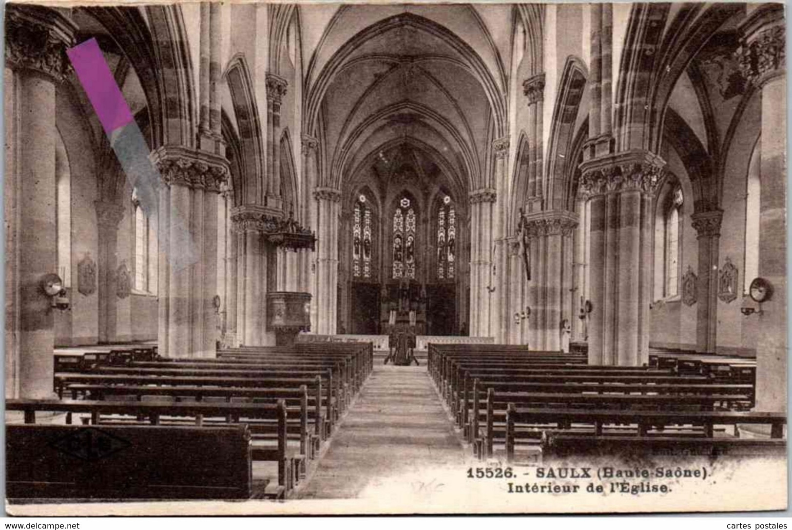 SAULX Intérieur De L'église - Saulx