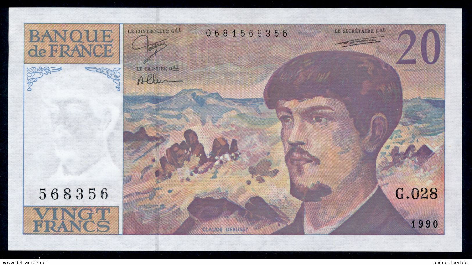 20 Francs Debussy 1990 NEUF UNC G.028 - 20 F 1980-1997 ''Debussy''