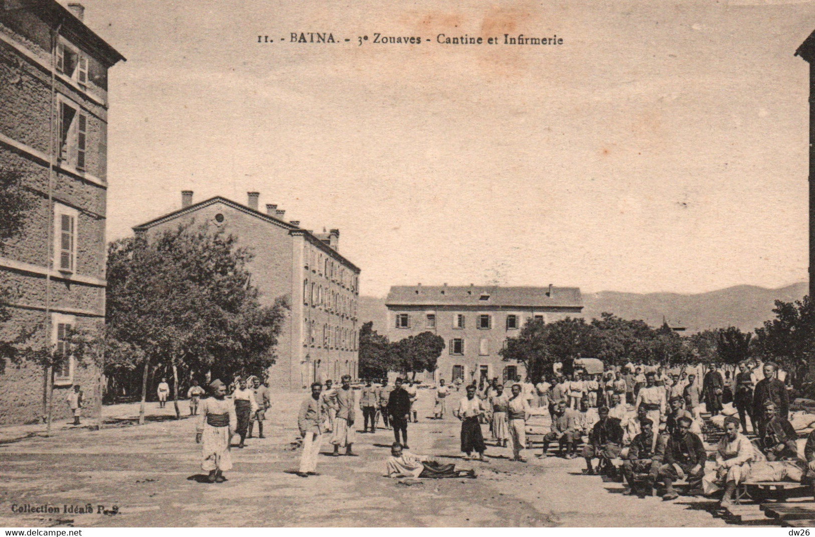 Batna (Algérie) Caserne: Cantine Et Infirmerie - Collection Idéale P.S. Carte N° 11 De 1919 - Batna