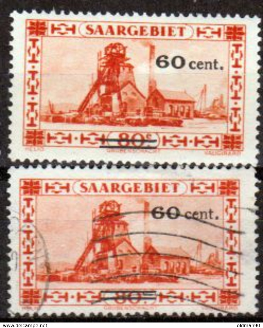 Sarre-123- Original Values Issued In 1930.(+/o) Hinged/Used - Quality In Your Opinion. - Altri & Non Classificati