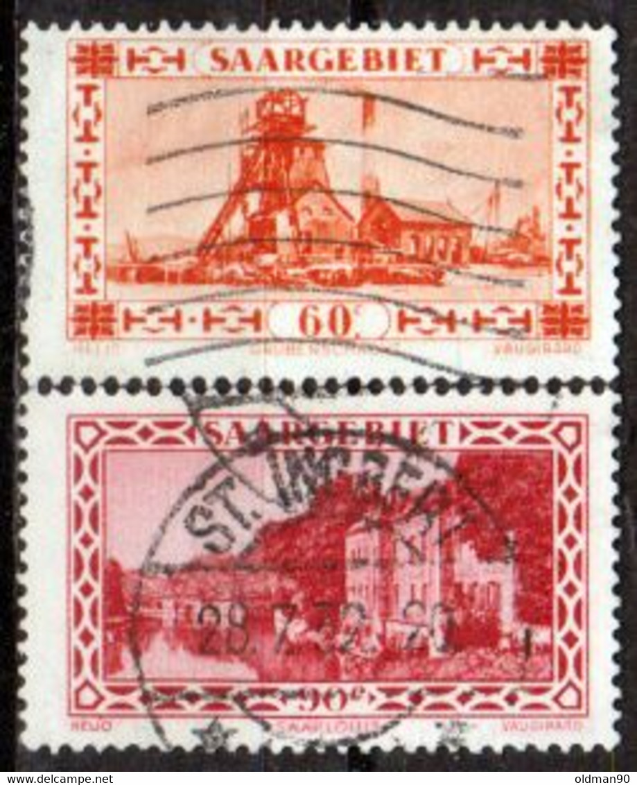 Sarre-128- Original Values Issued In 1930-32 (o) Used - Quality In Your Opinion. - Andere & Zonder Classificatie