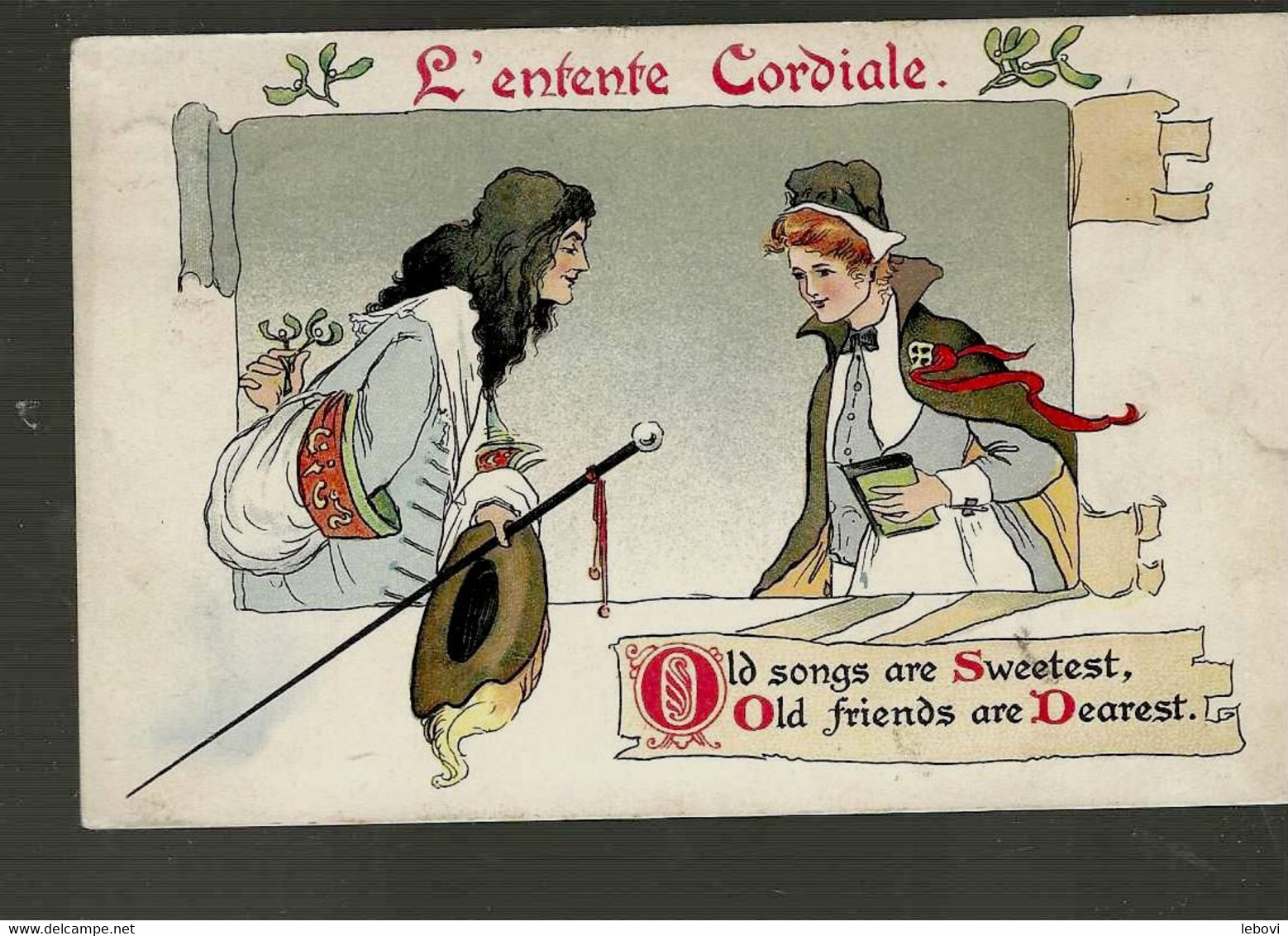 « L’Entente Cordiale » Carte Postale Anglaise (1905) - Histoire