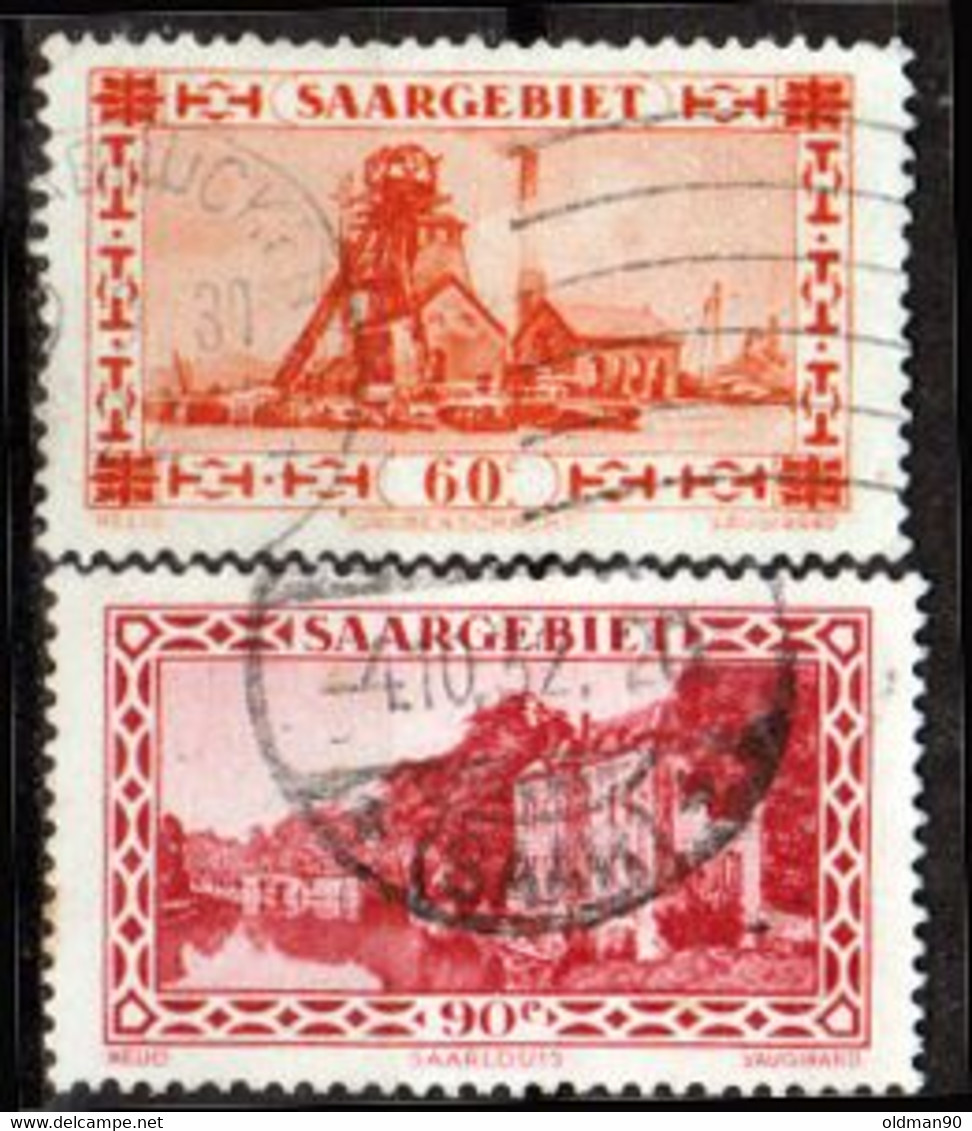 Sarre-130- Original Values Issued In 1930-32 (o) Used - Quality In Your Opinion. - Andere & Zonder Classificatie