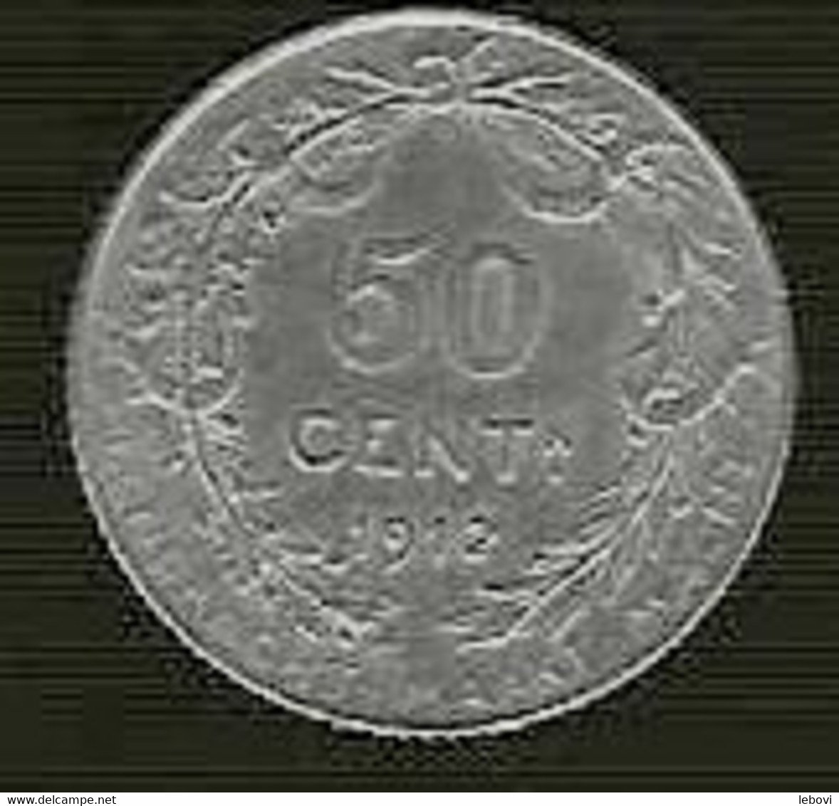 Belgique – ALBERT I – 50 Centimes 1912 FL - 50 Cent