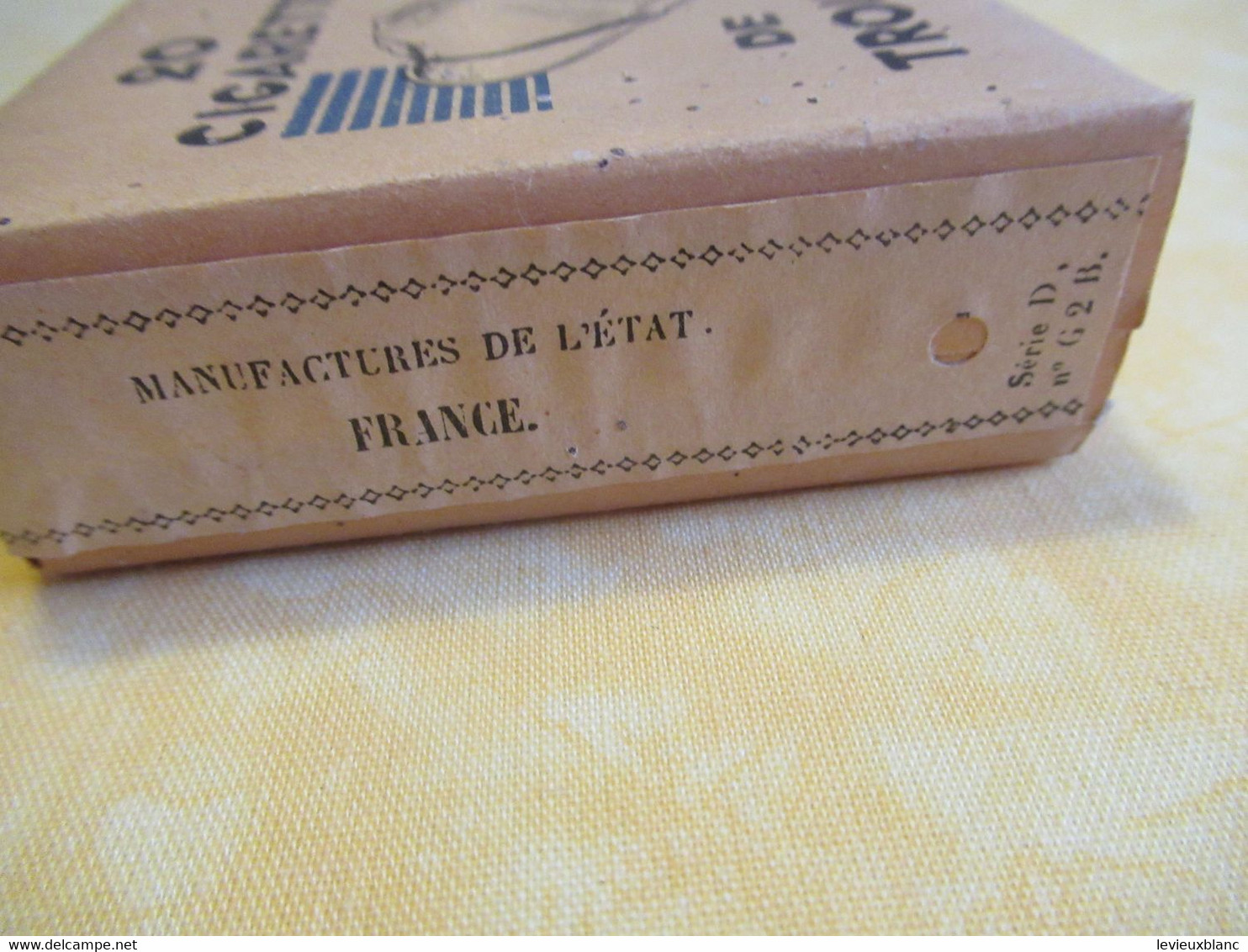 20 Cigarettes De TROUPE/ Paquet Ancien Intact/Régie Française Des Tabacs/Manufactures De Tabac/1940       CIG71 - Sonstige & Ohne Zuordnung