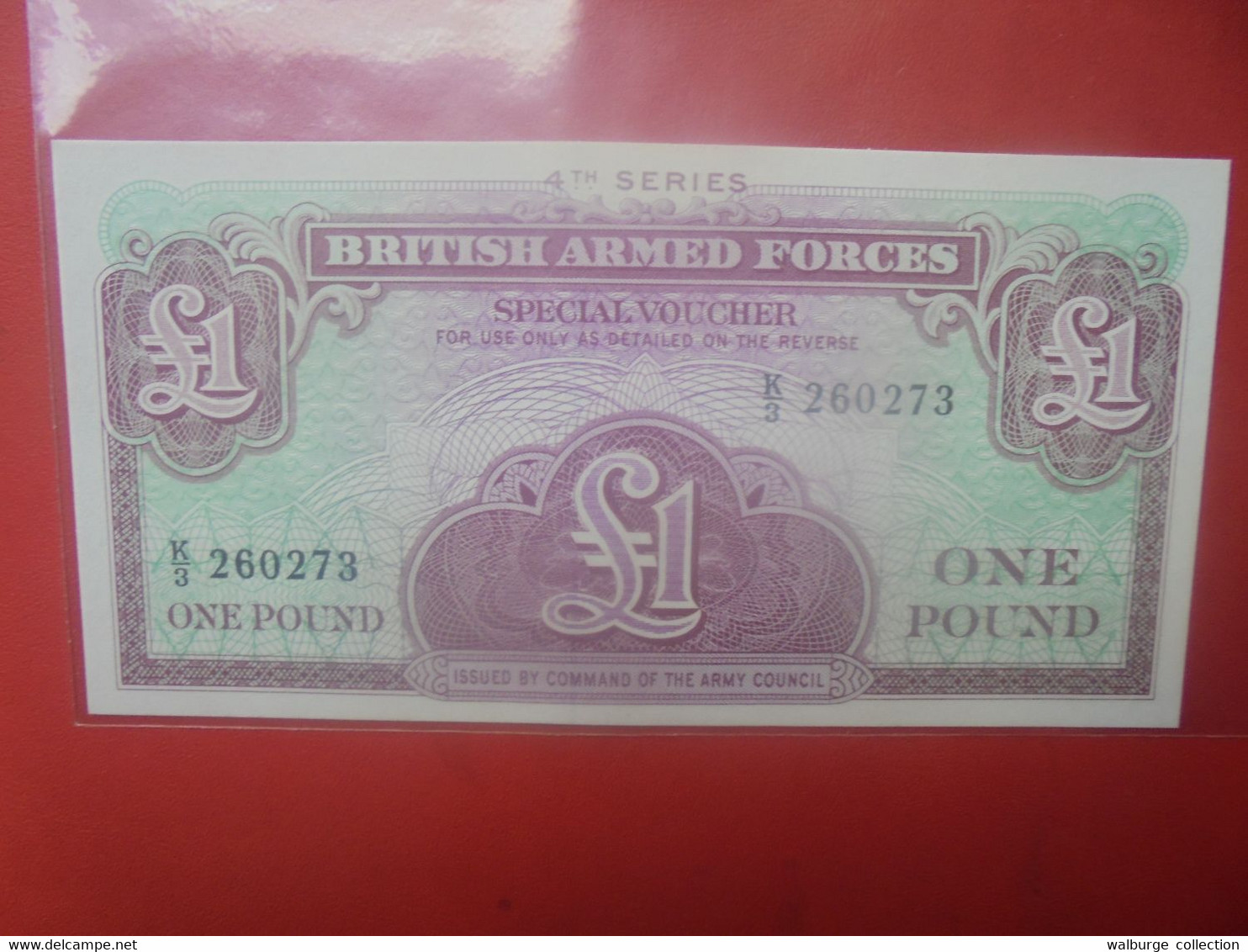 GRANDE-BRETAGNE(BRITISH ARMED FORCES) ONE POUND ND 4e SERIES Circuler (L.13) - Fuerzas Armadas Británicas & Recibos Especiales