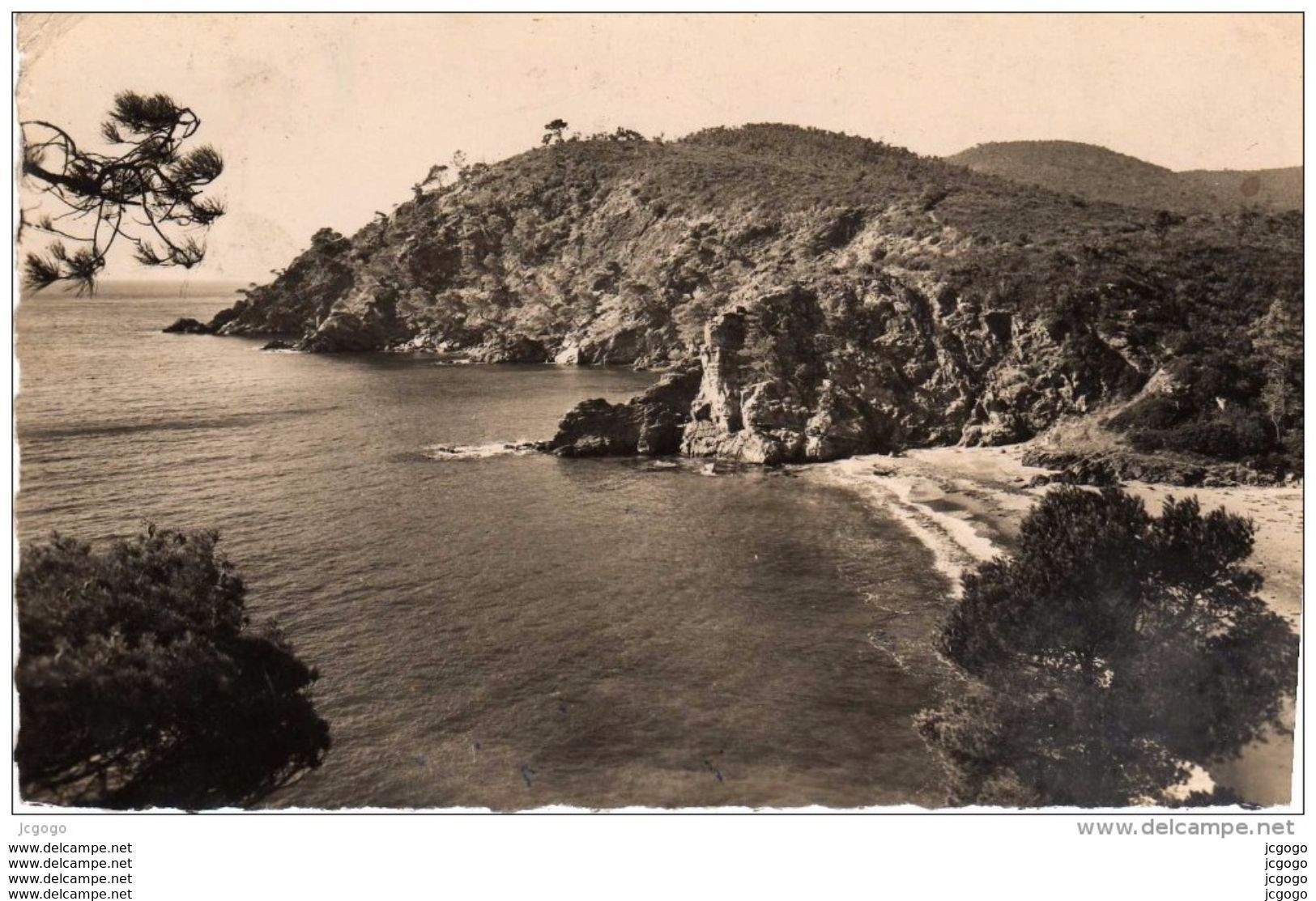 CAVALAIRE-SUR-MER Bon Porto La Plage Et Les Calanques Carte écrite En 1953 - Cavalaire-sur-Mer